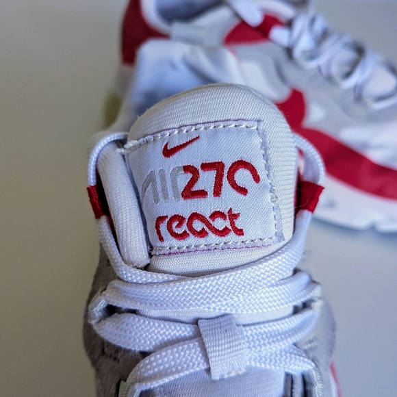 Nike Red and White Athletic Shoes - Picture 3 of 8